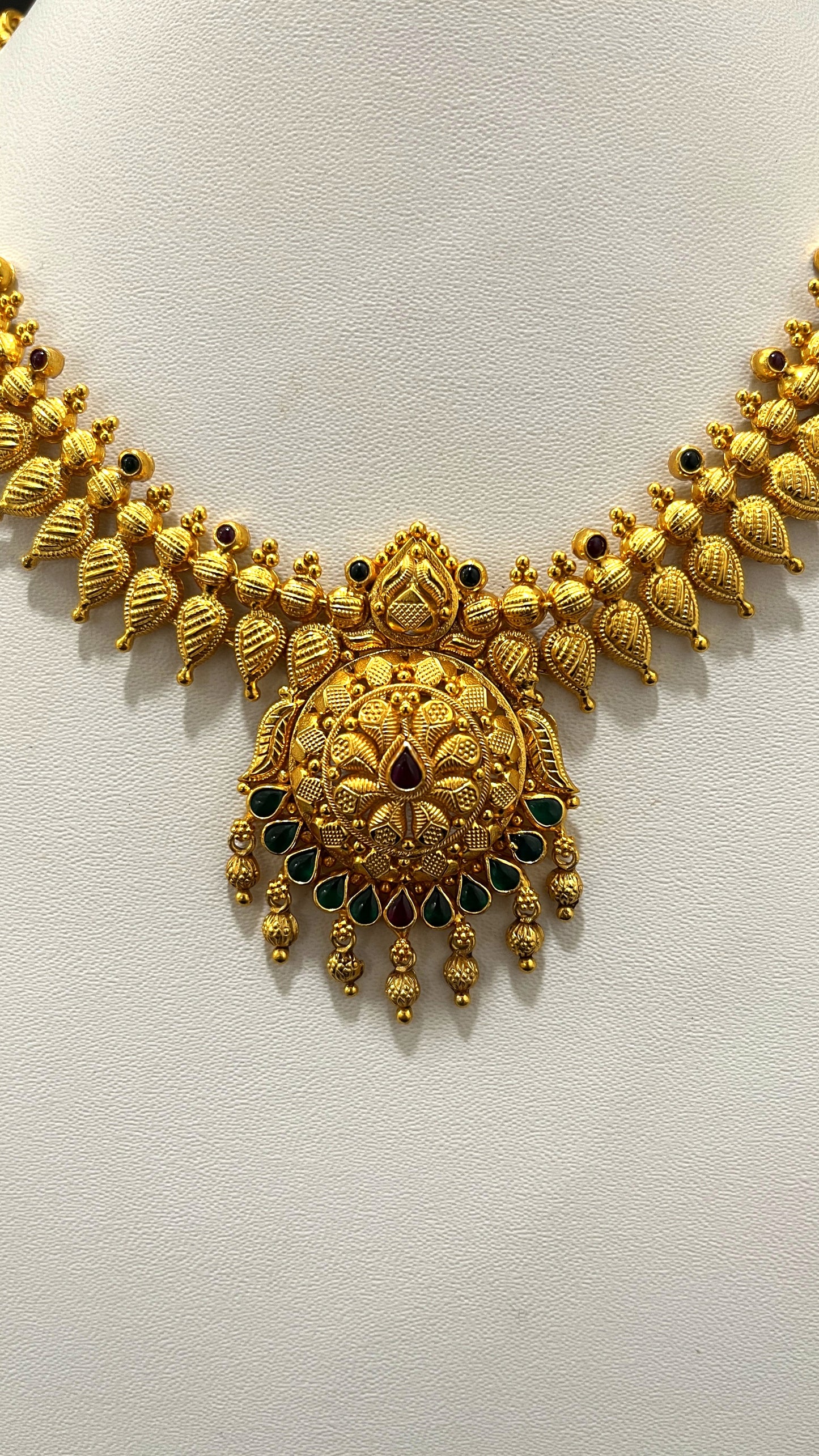 Saravana Jewellers 29.1gms SILVER NECKLACE 916 Nakshi