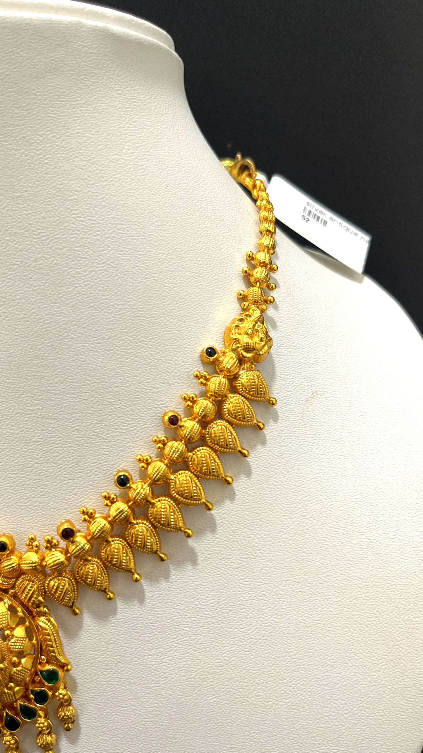 Saravana Jewellers 29.1gms SILVER NECKLACE 916 Nakshi