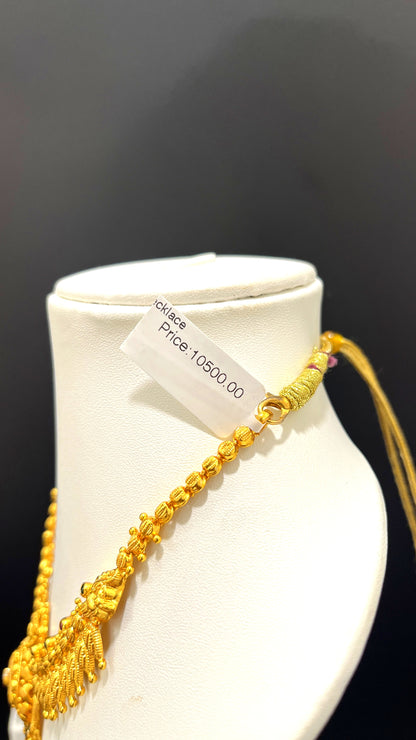 Saravana Jewellers 29.1gms SILVER NECKLACE 916 Nakshi