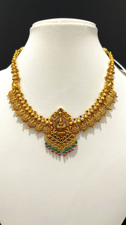 Saravana Jewellers 23.5gms SILVER NECKLACE 916 Nakshi