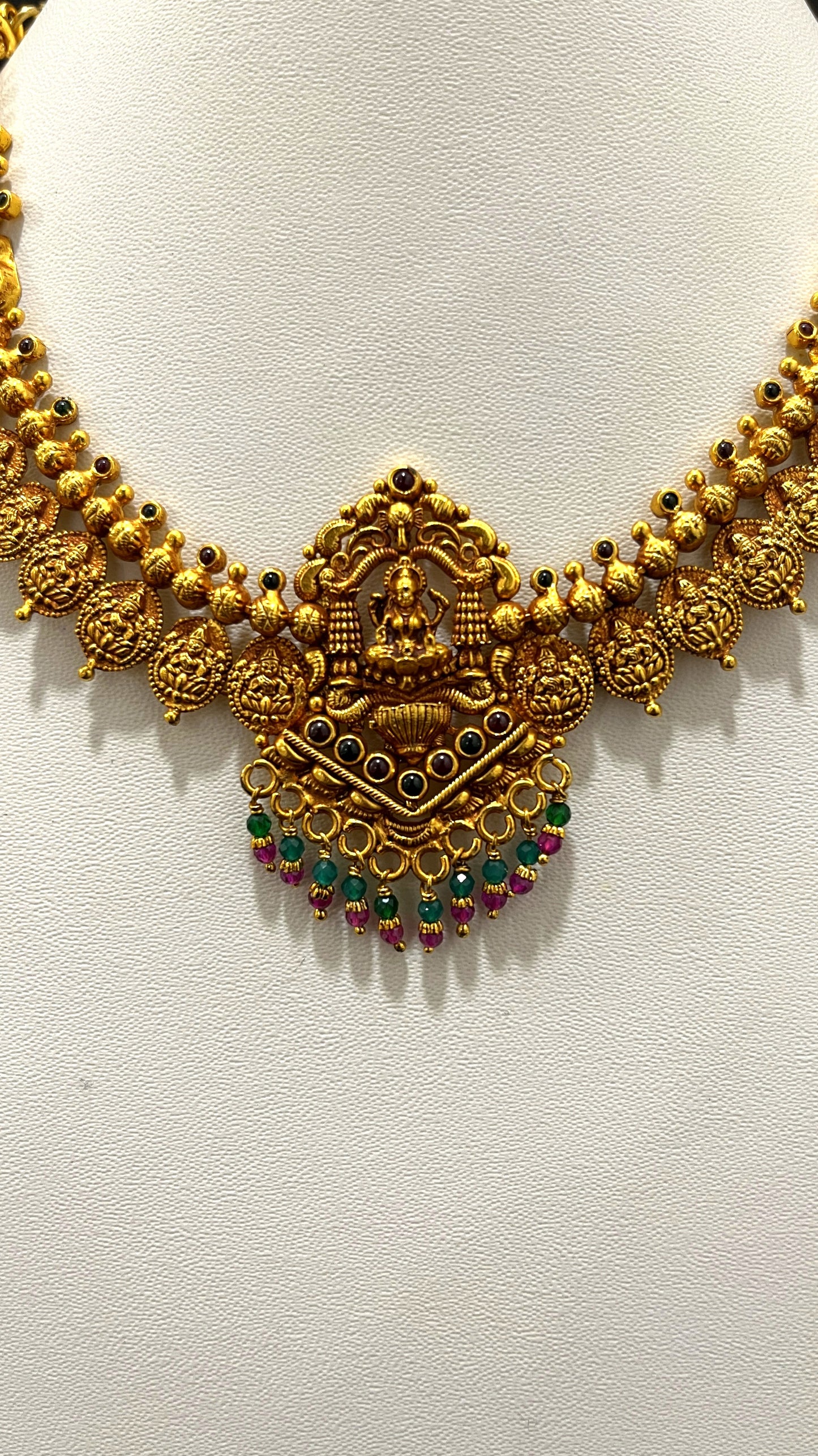 Saravana Jewellers 23.5gms SILVER NECKLACE 916 Nakshi