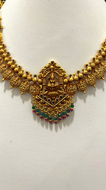 Saravana Jewellers 23.5gms SILVER NECKLACE 916 Nakshi