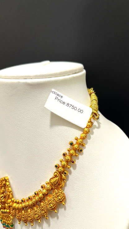 Saravana Jewellers 23.5gms SILVER NECKLACE 916 Nakshi