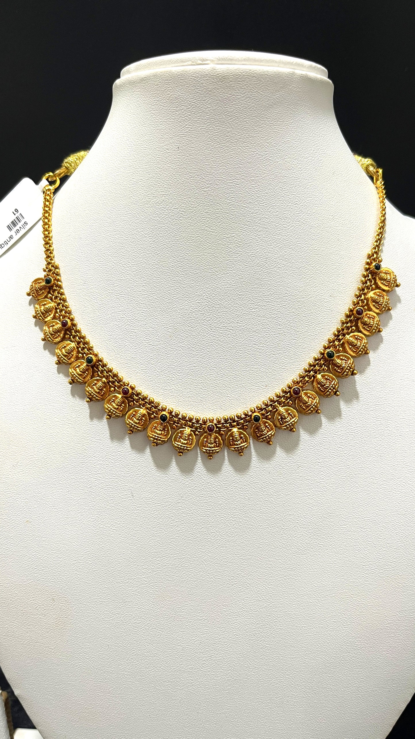 Saravana Jewellers 14.5gms SILVER NECKLACE 916 Nakshi