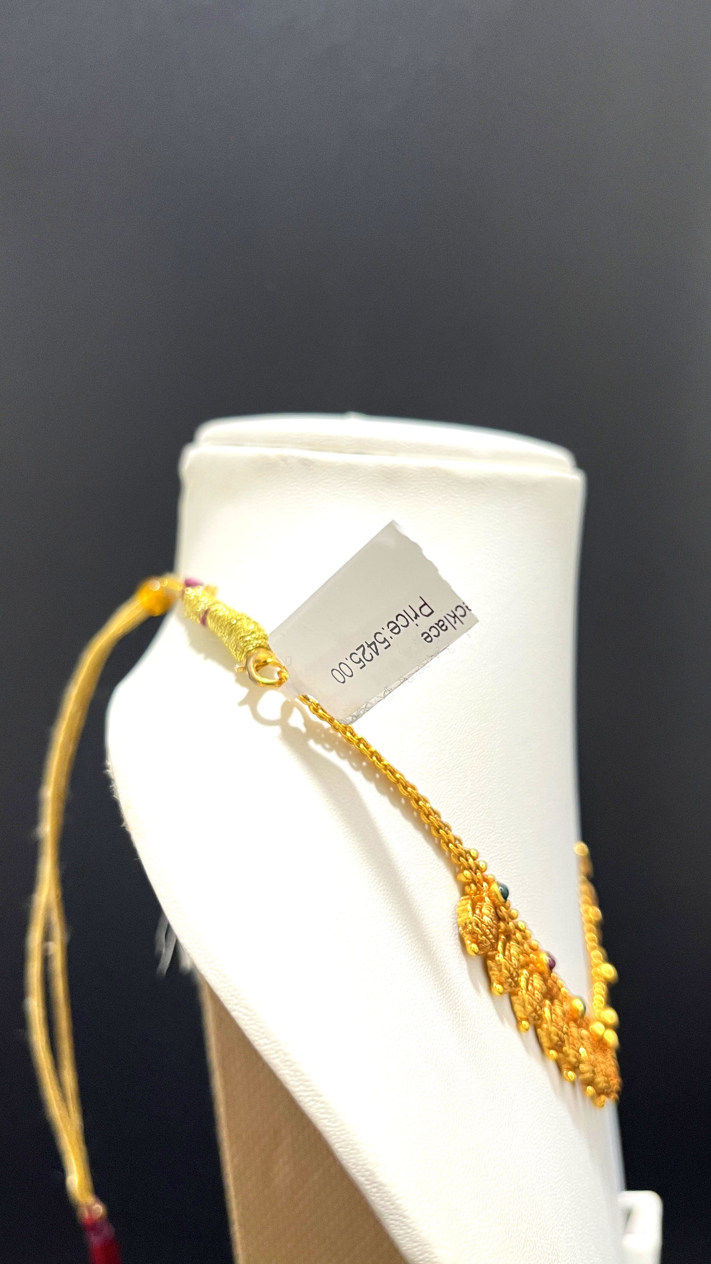 Saravana Jewellers 14.5gms SILVER NECKLACE 916 Nakshi