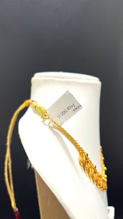 Saravana Jewellers 14.5gms SILVER NECKLACE 916 Nakshi