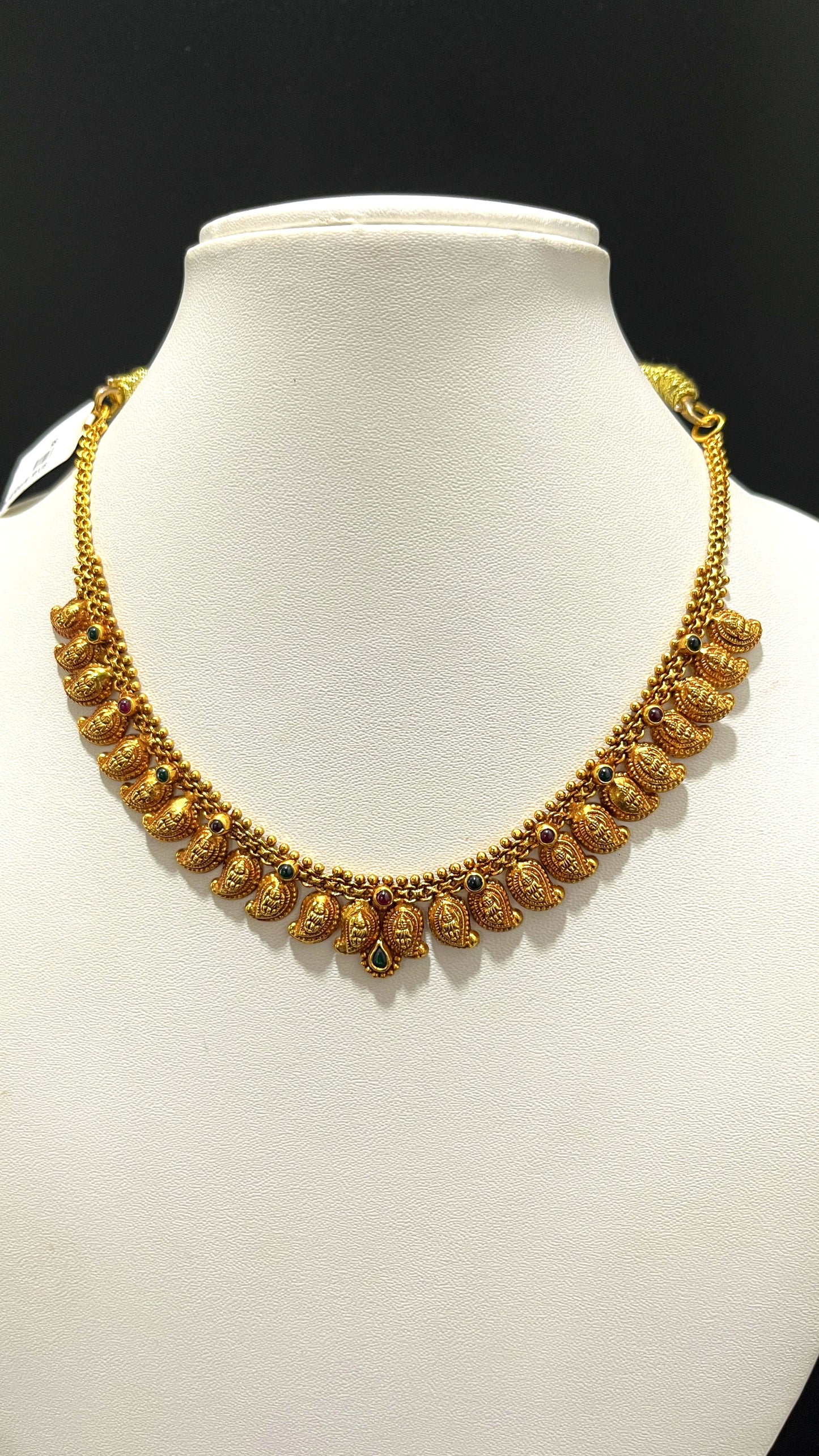 Saravana Jewellers 13.9gms SILVER NECKLACE 916 Nakshi