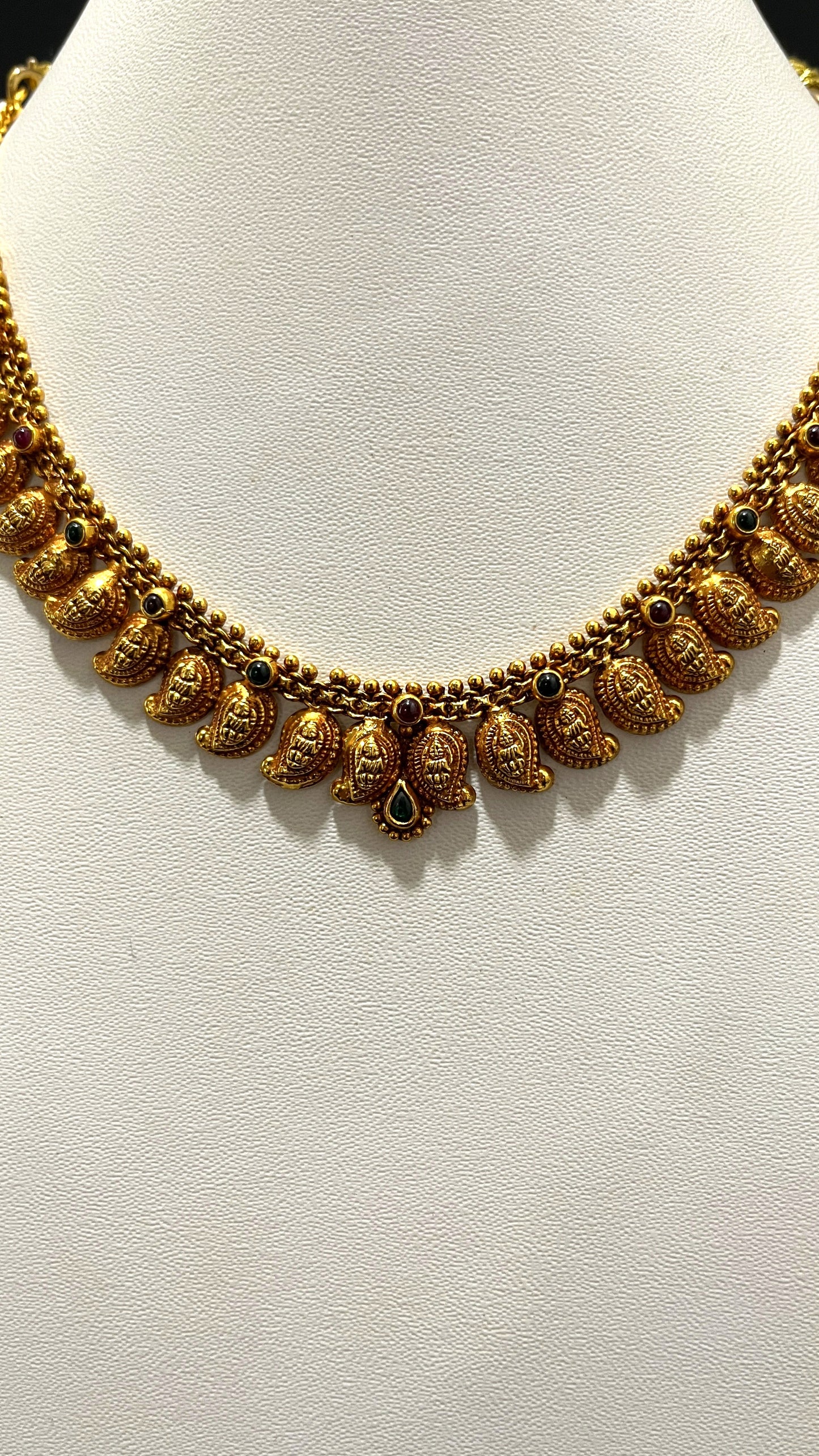 Saravana Jewellers 13.9gms SILVER NECKLACE 916 Nakshi