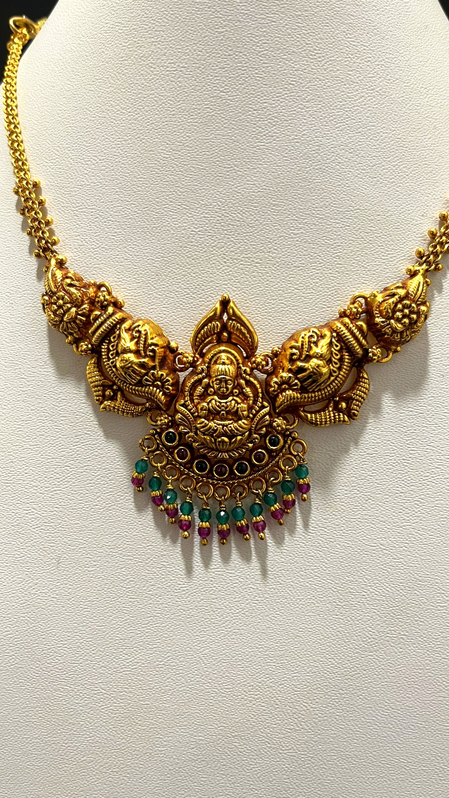 Saravana Jewellers 15.9gms SILVER NECKLACE 916 Nakshi