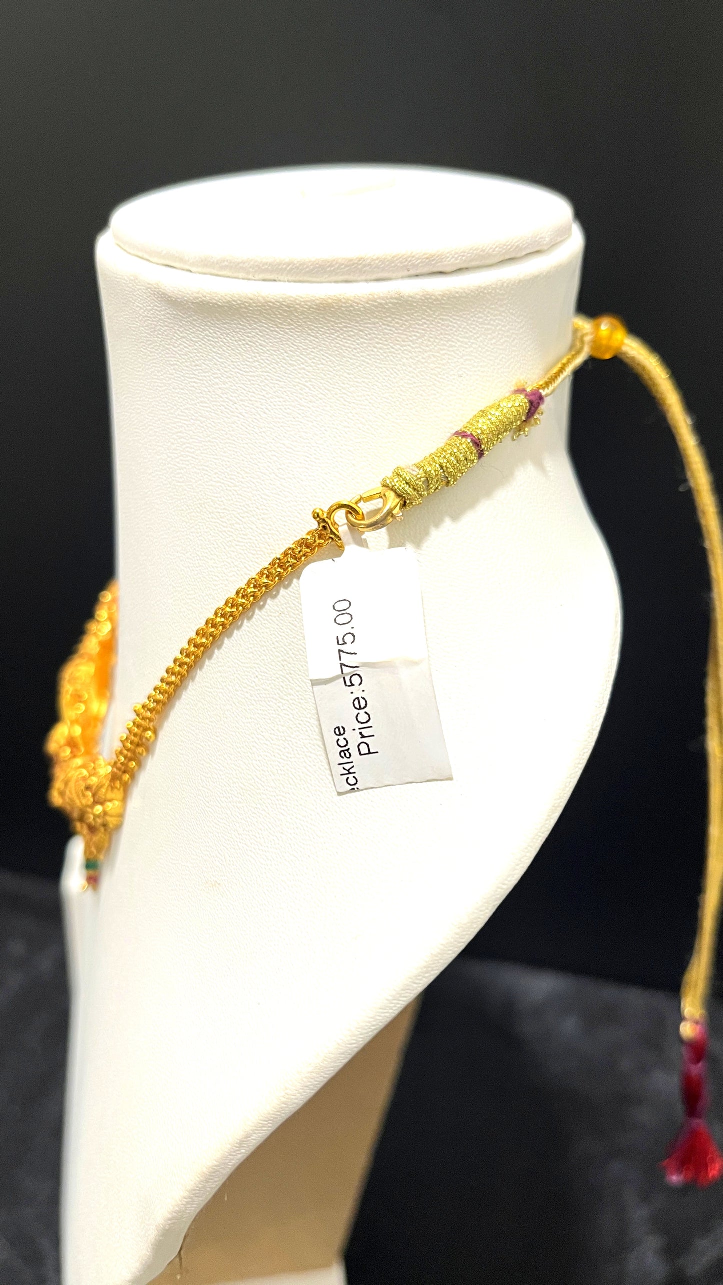 Saravana Jewellers 15.9gms SILVER NECKLACE 916 Nakshi