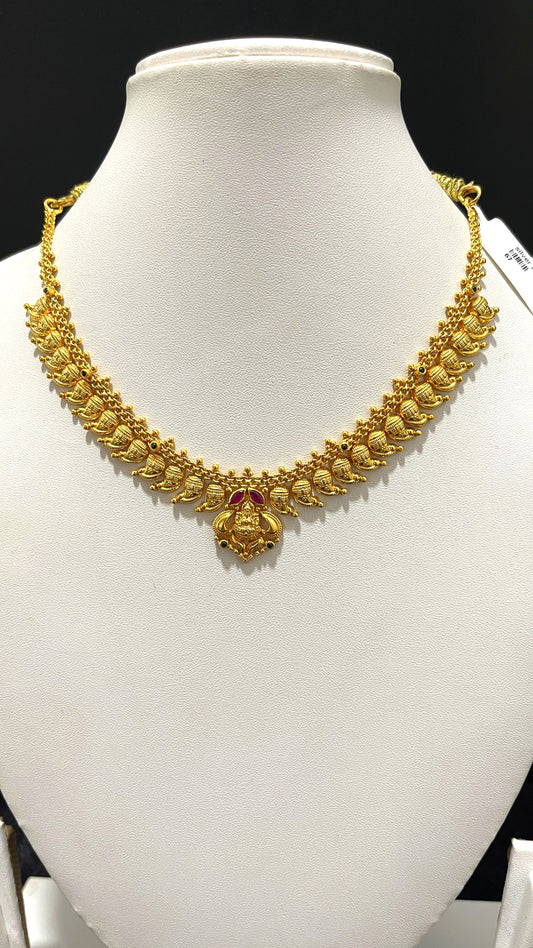 Saravana Jewellers 13gms SILVER NECKLACE 916 Nakshi