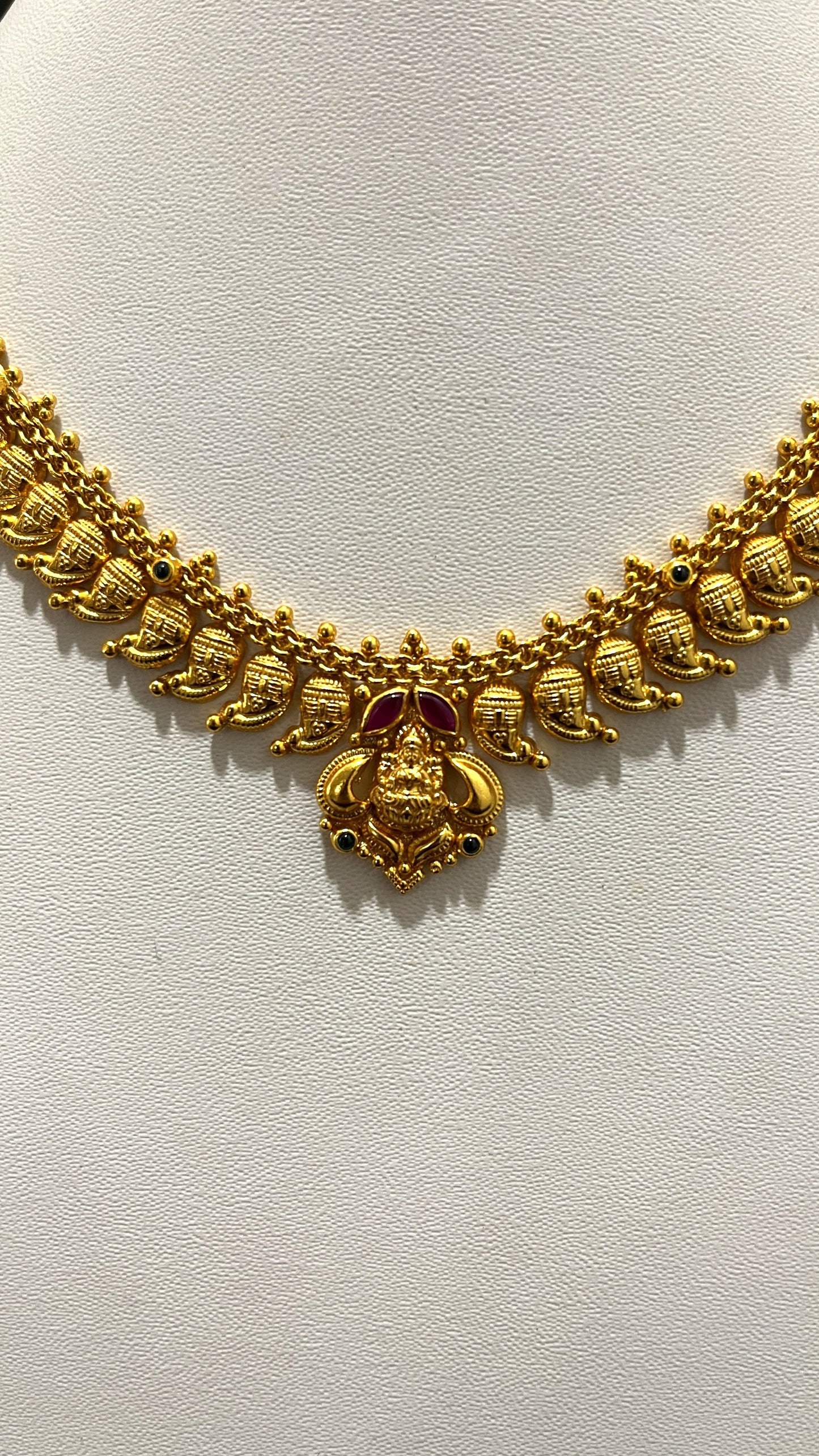 Saravana Jewellers 13gms SILVER NECKLACE 916 Nakshi