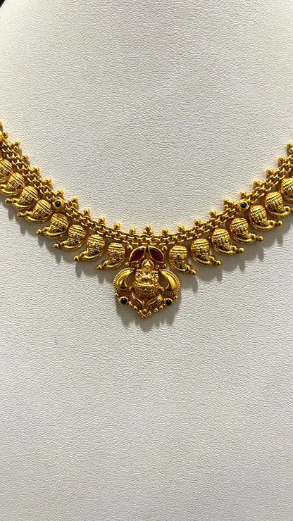 Saravana Jewellers 13gms SILVER NECKLACE 916 Nakshi