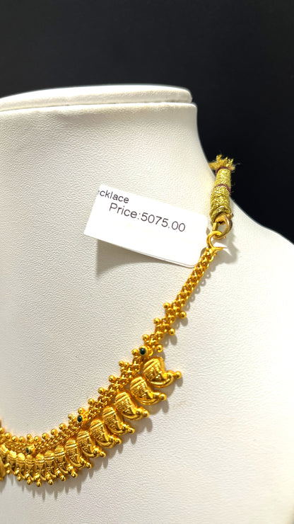 Saravana Jewellers 13gms SILVER NECKLACE 916 Nakshi