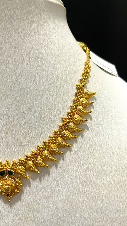 Saravana Jewellers 13.4gms SILVER NECKLACE 916 Nakshi