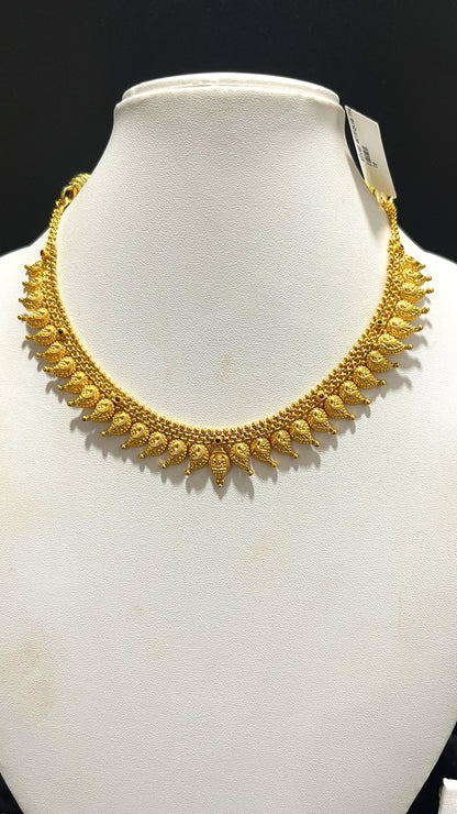 Saravana Jewellers 15.2gms SILVER NECKLACE 916 Nakshi