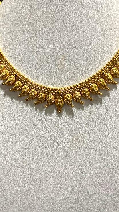 Saravana Jewellers 15.2gms SILVER NECKLACE 916 Nakshi