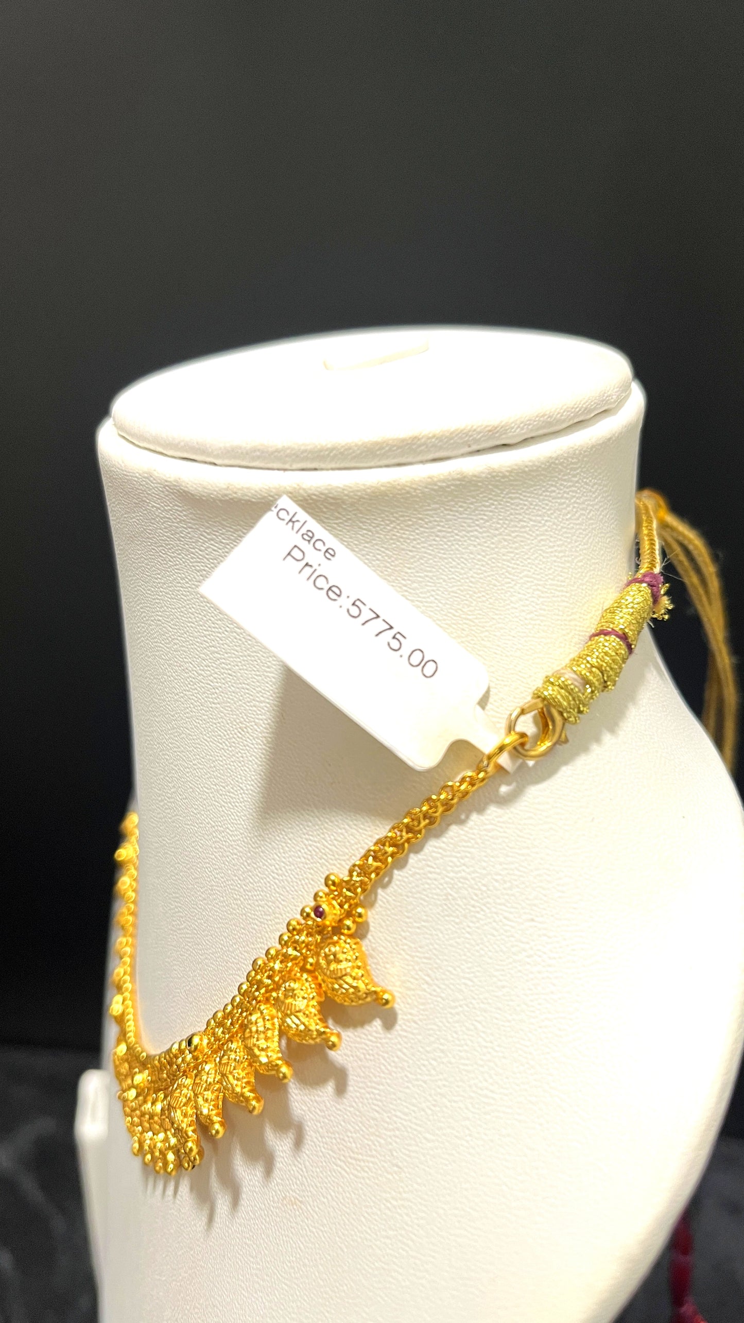 Saravana Jewellers 15.2gms SILVER NECKLACE 916 Nakshi