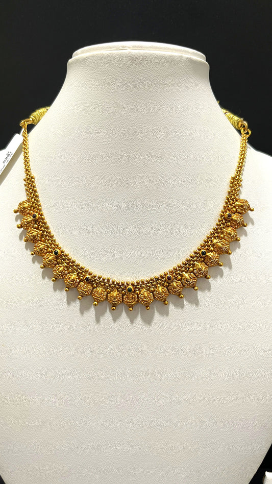 Saravana Jewellers 15.5gms SILVER NECKLACE 916 Nakshi