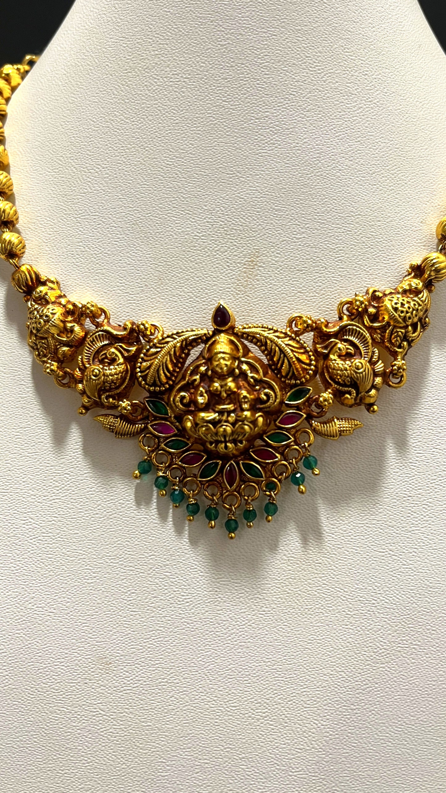 Saravana Jewellers 16.1gms SILVER NECKLACE 916 Nakshi