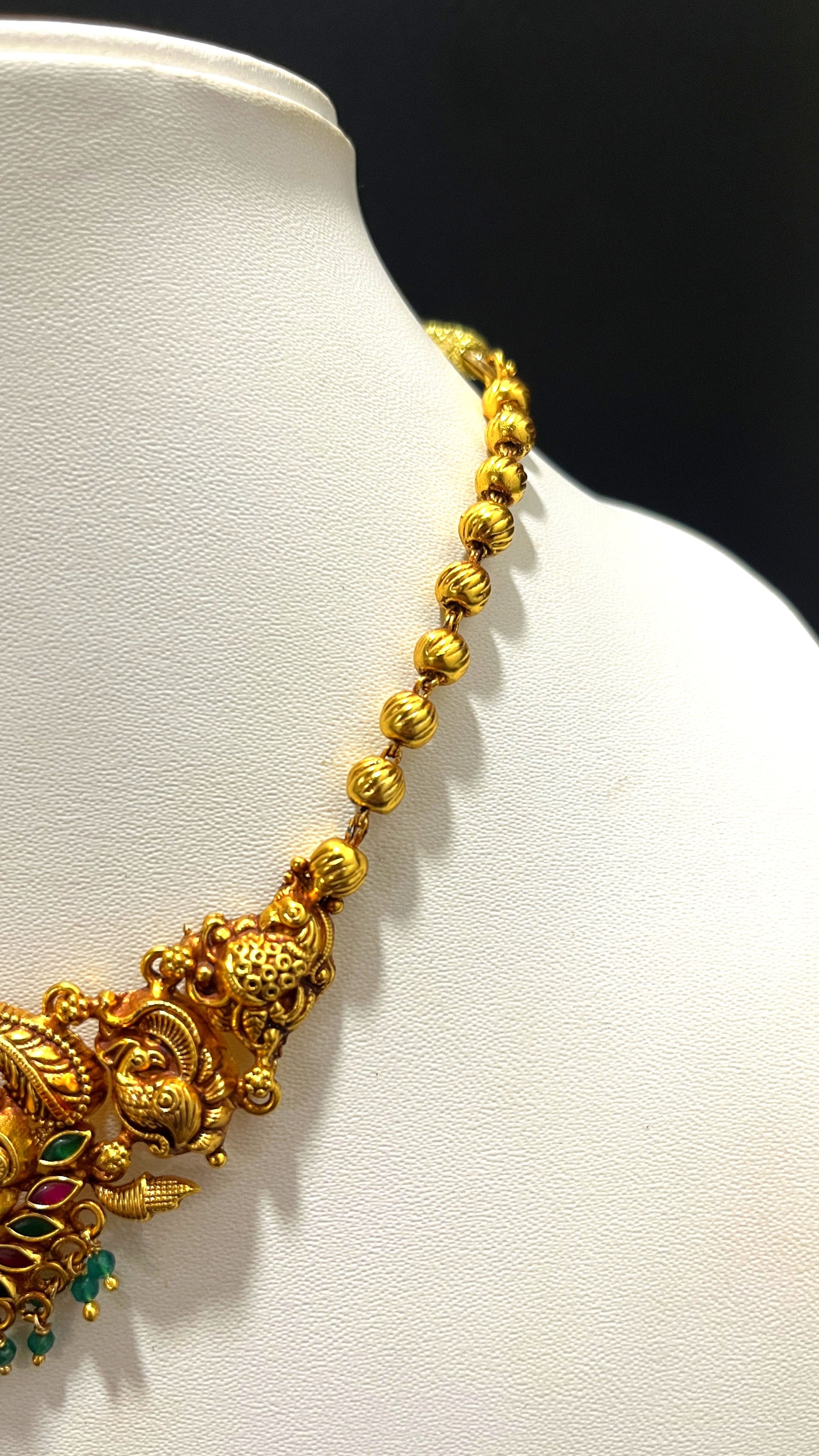 Saravana Jewellers 16.1gms SILVER NECKLACE 916 Nakshi