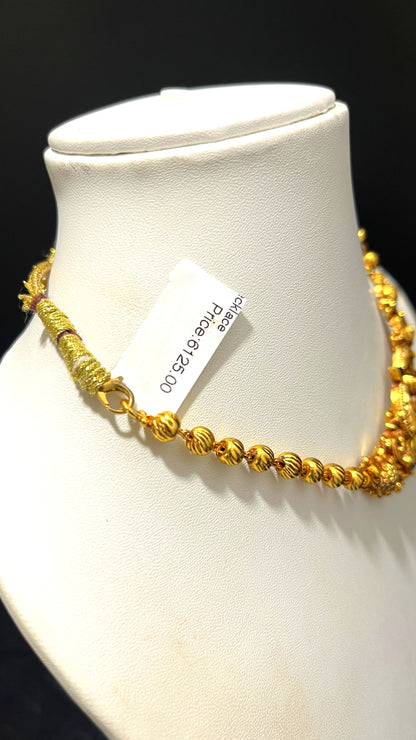 Saravana Jewellers 16.1gms SILVER NECKLACE 916 Nakshi