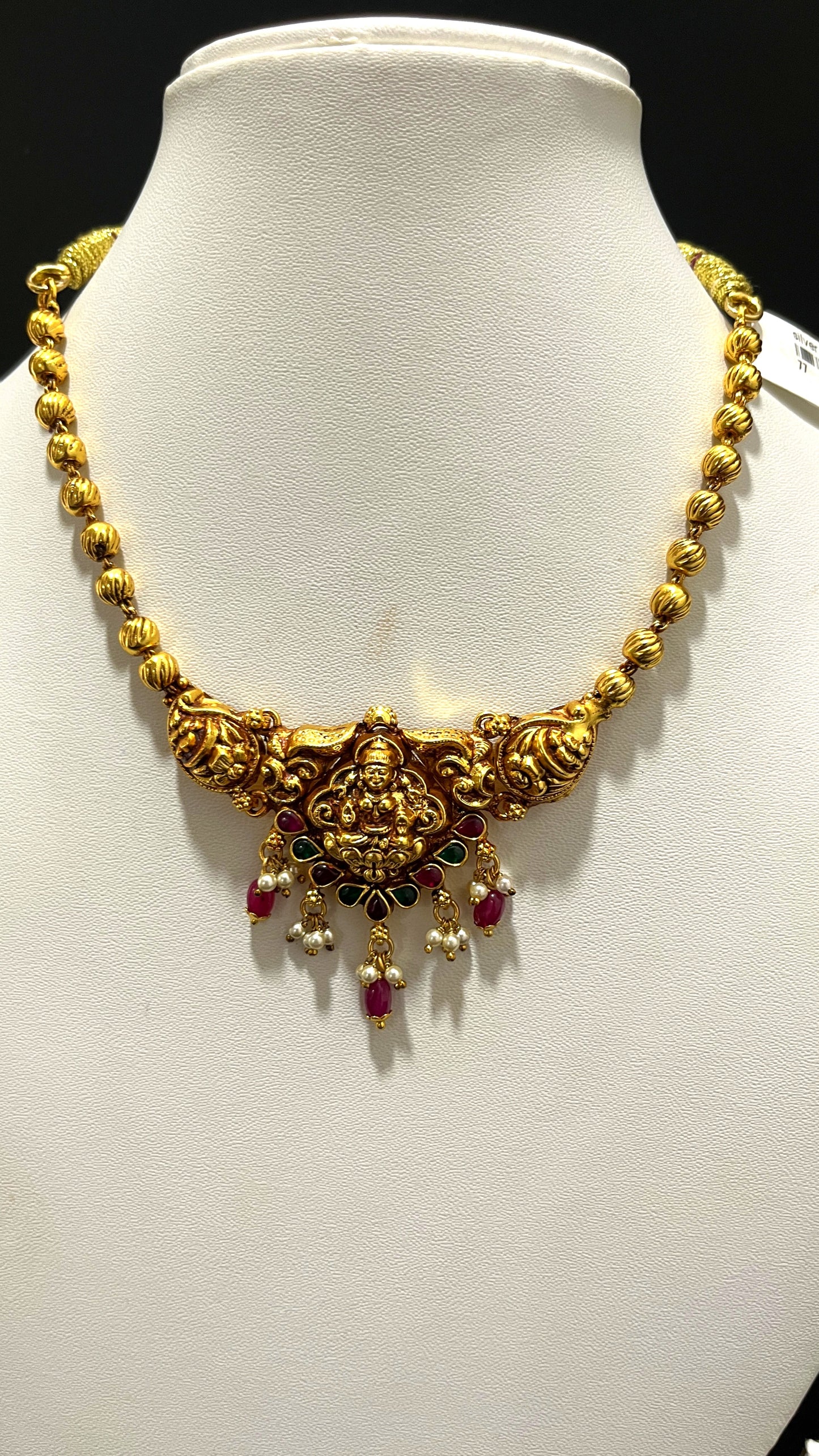 Saravana Jewellers 16.6gms SILVER NECKLACE 916 Nakshi