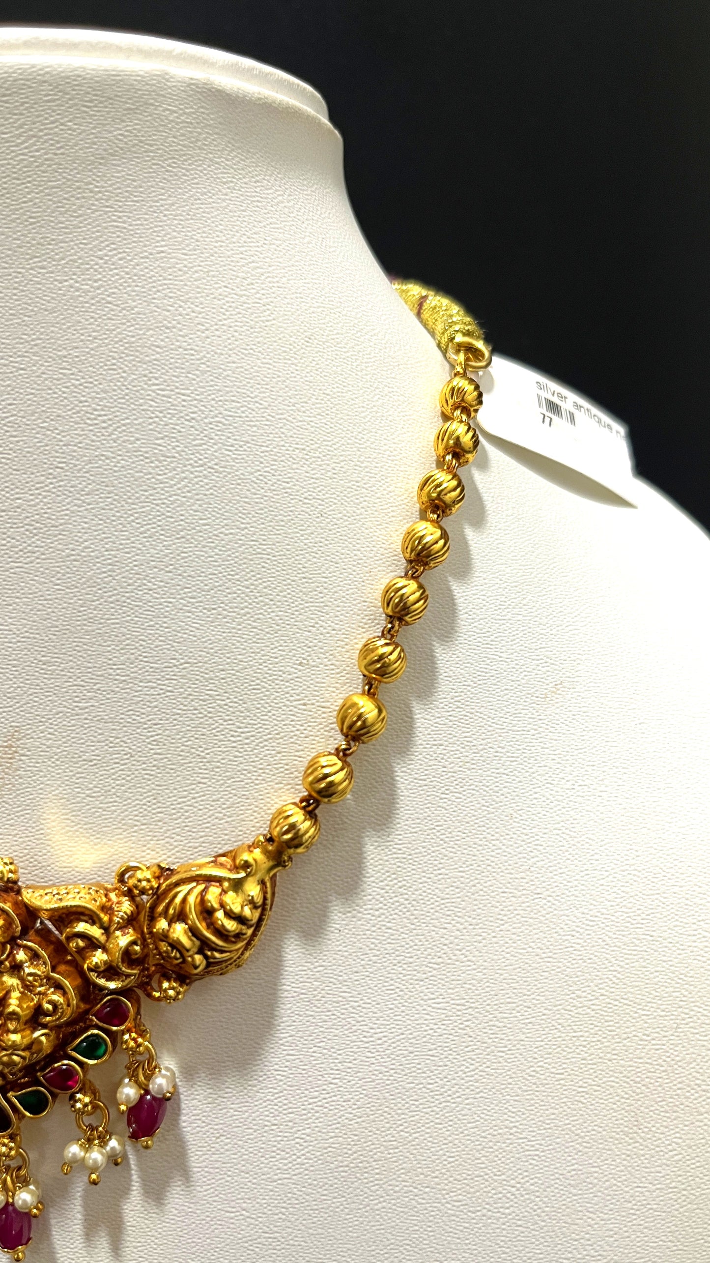 Saravana Jewellers 16.6gms SILVER NECKLACE 916 Nakshi