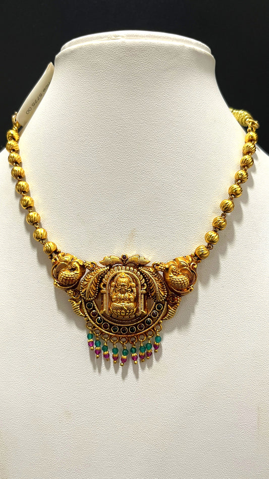 Saravana Jewellers 15.7gms SILVER NECKLACE 916 Nakshi