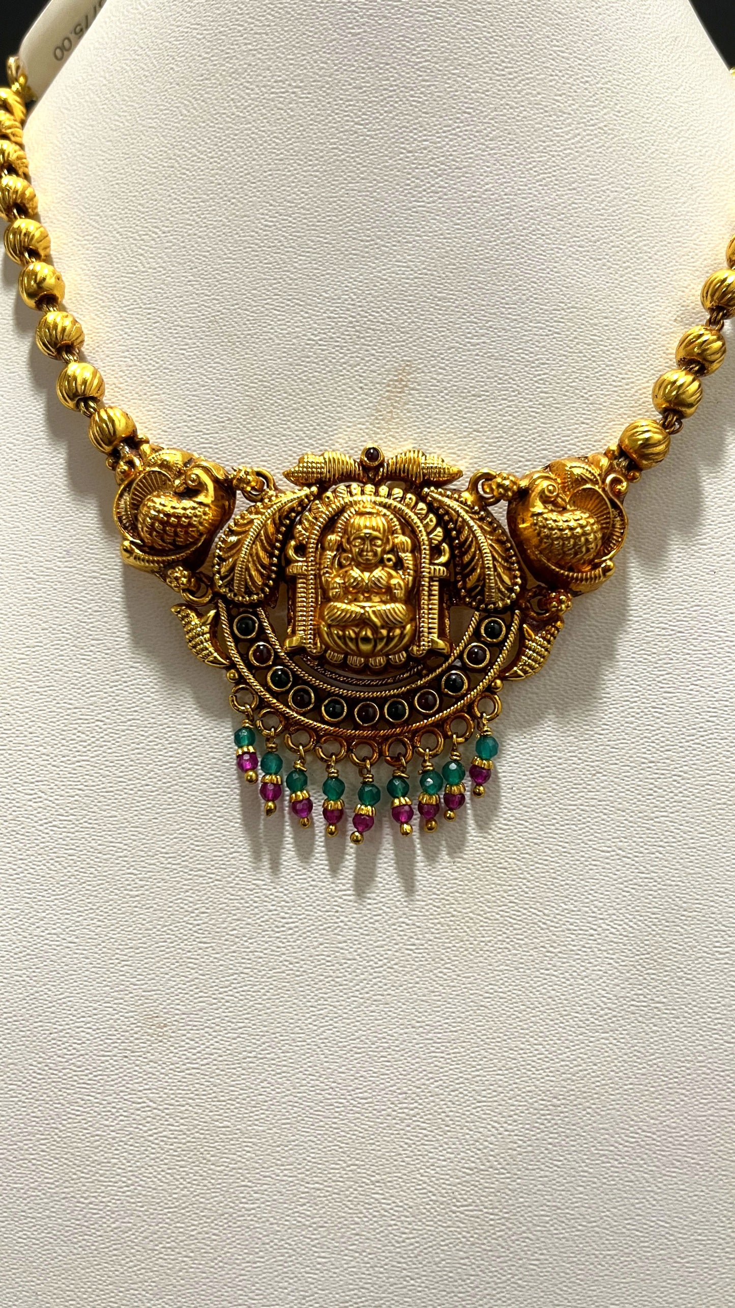 Saravana Jewellers 15.7gms SILVER NECKLACE 916 Nakshi