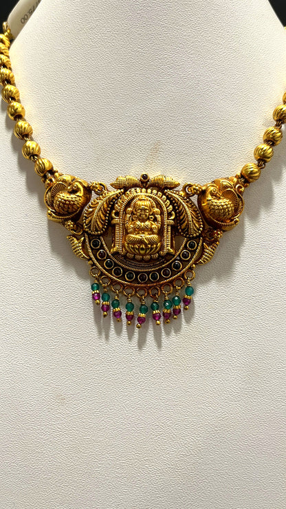 Saravana Jewellers 15.7gms SILVER NECKLACE 916 Nakshi