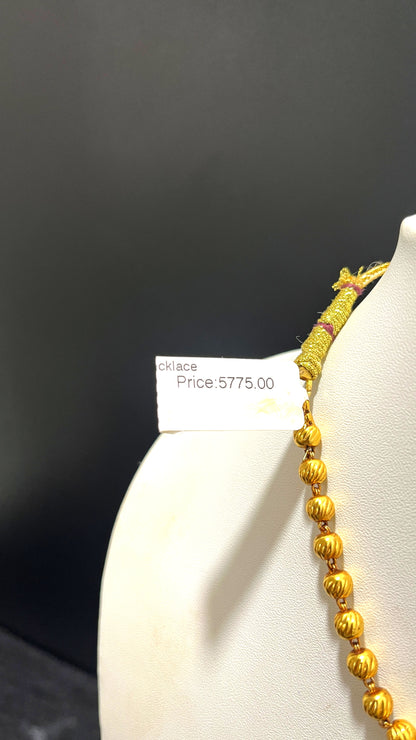 Saravana Jewellers 15.7gms SILVER NECKLACE 916 Nakshi