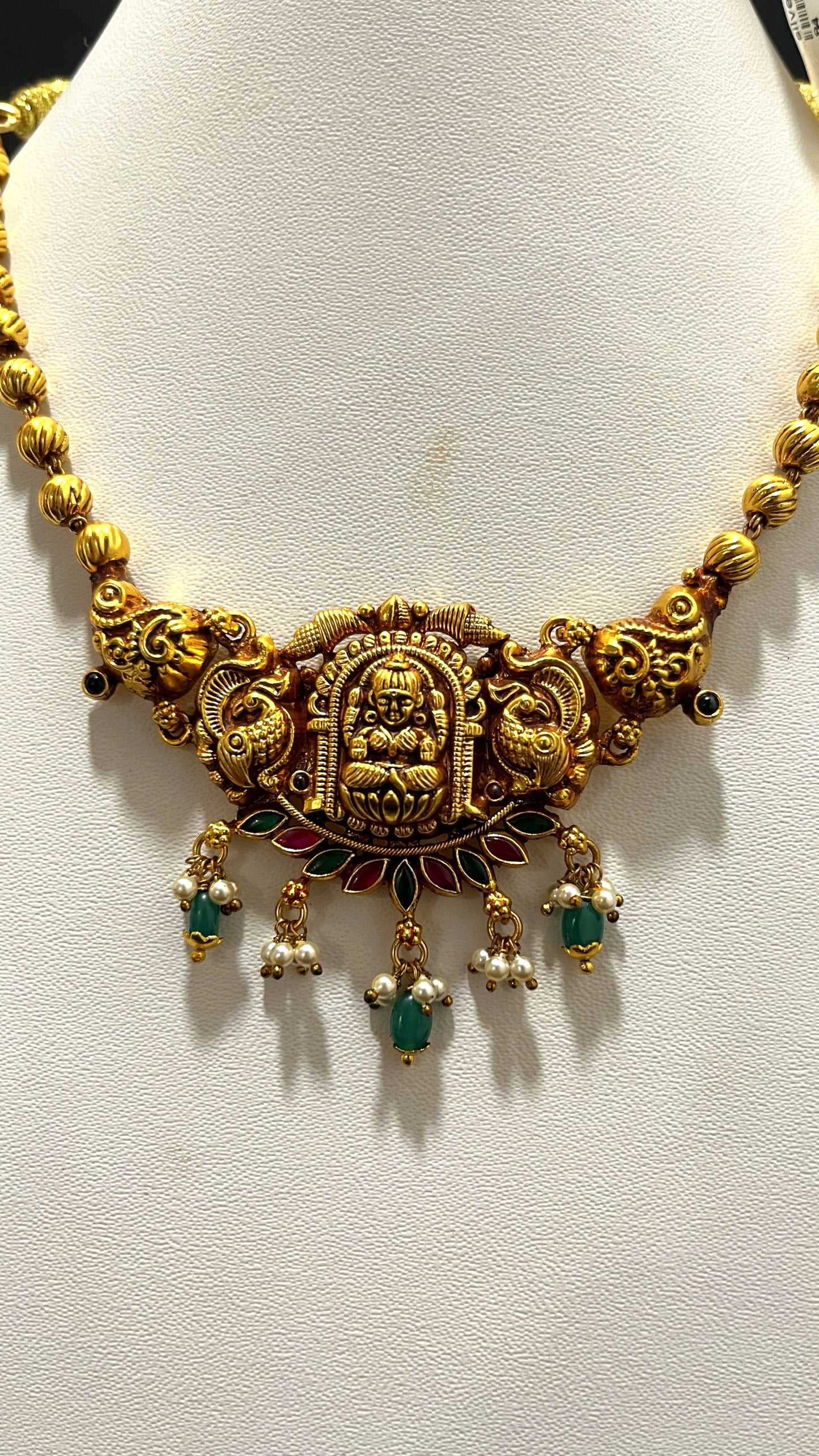 Saravana Jewellers 16.8gms SILVER NECKLACE 916 Nakshi