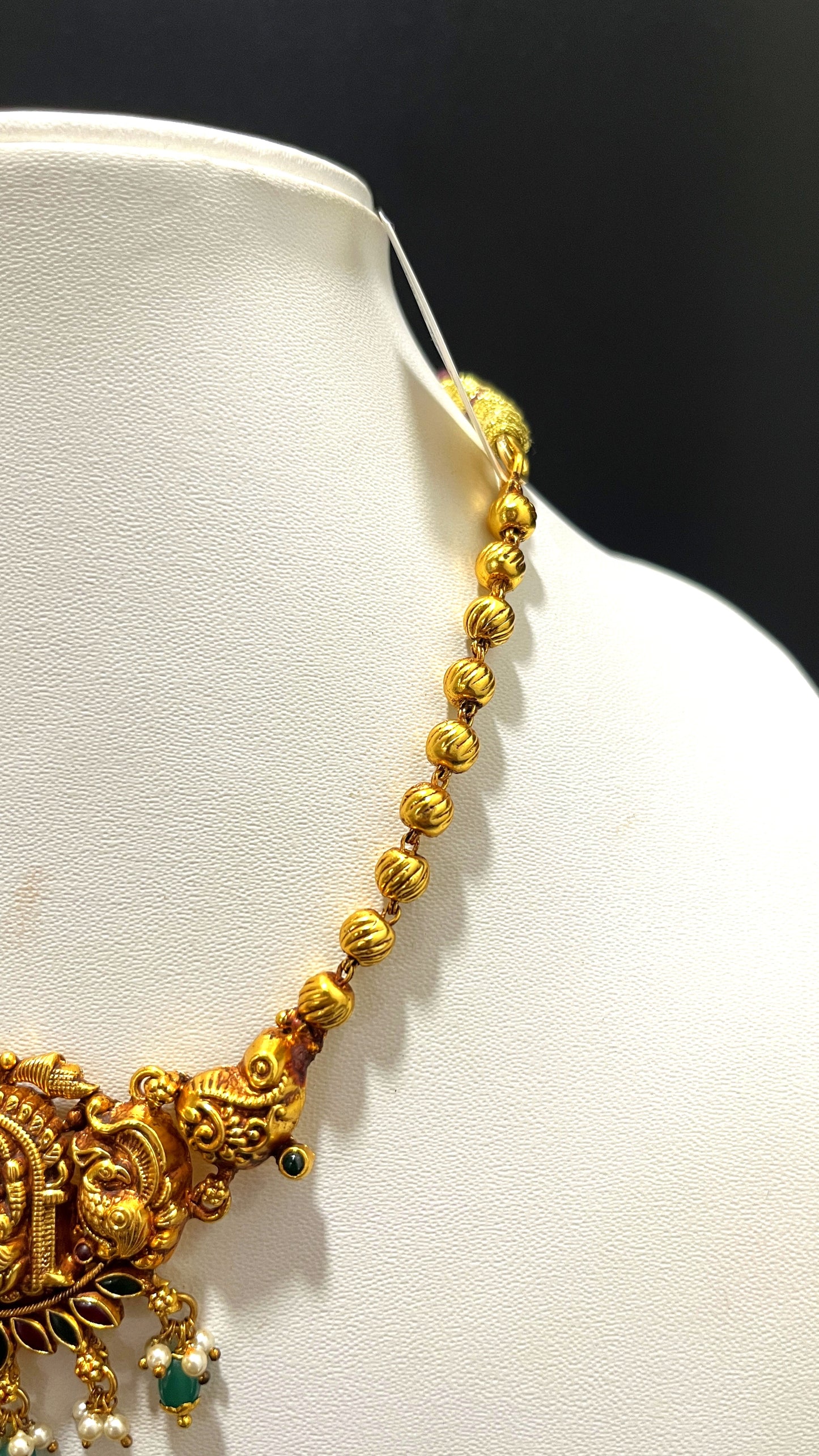 Saravana Jewellers 16.8gms SILVER NECKLACE 916 Nakshi