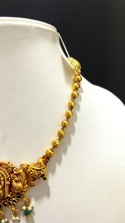 Saravana Jewellers 16.8gms SILVER NECKLACE 916 Nakshi