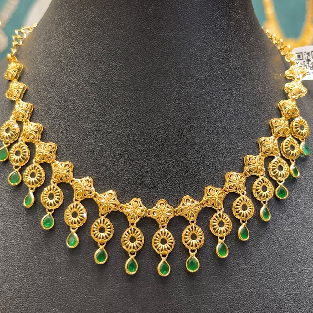 Chennai Shopping Mall 15.07gms NECKLACE 22K Antique