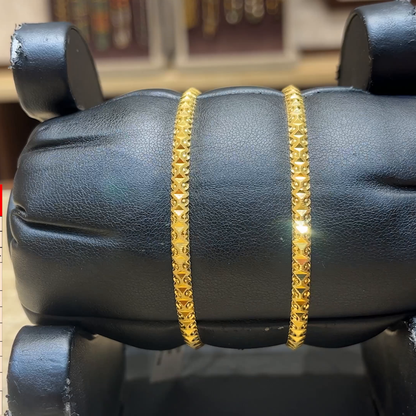 Chennai Shopping Mall 25.31gms BANGLES 22K Yellow Gold