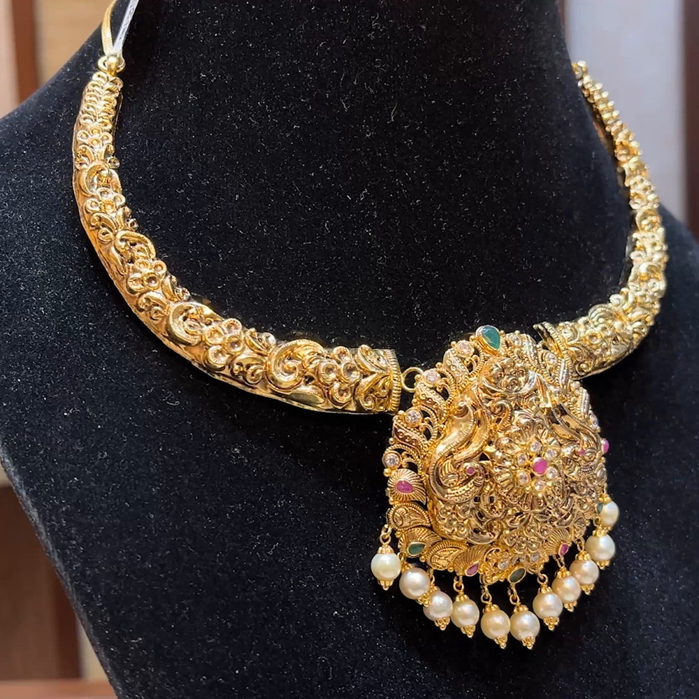 Chennai Shopping Mall 27.64gms NECKLACE 22K Yellow Gold