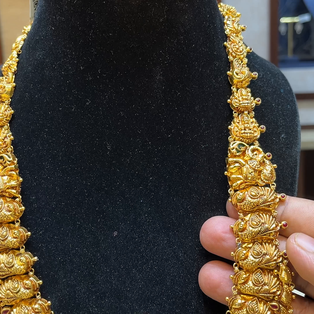 Chennai Shopping Mall 64.702gms HARAMS 22K Yellow Gold