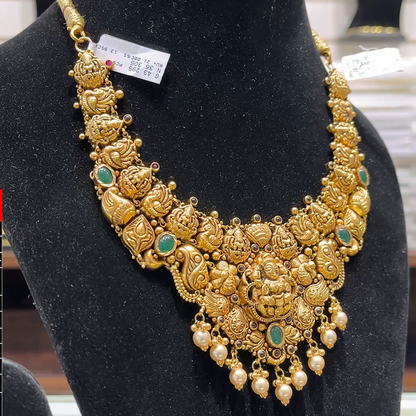 SOUTH INDIA 36.305gms NECKLACE 22K Yellow Gold