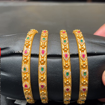 SOUTH INDIA 52.359gms BANGLES 22K Yellow Gold