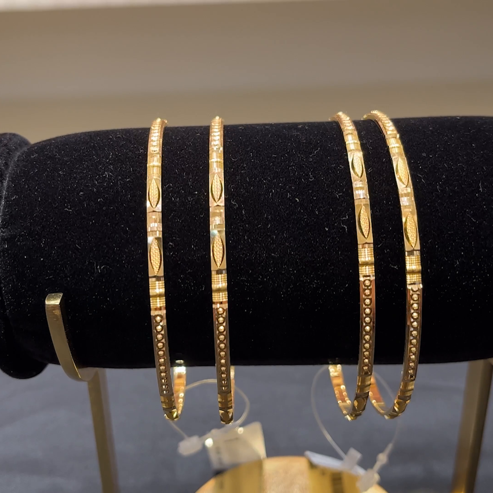 Anu Jewellers 21.79gms BANGLES 22K Yellow Gold