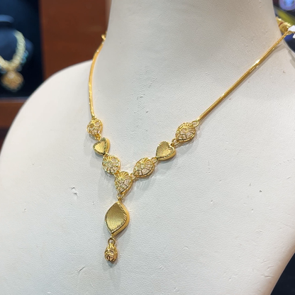 RS BROTHERS 5.895gms NECKLACE 22K Yellow Gold