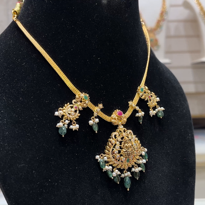 SOUTH INDIA 25.67gms NECKLACE 22K Yellow Gold