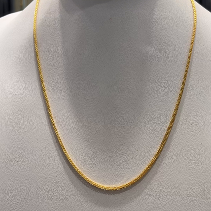Anu Jewellers 8.005gms CHAINS 22K Yellow Gold
