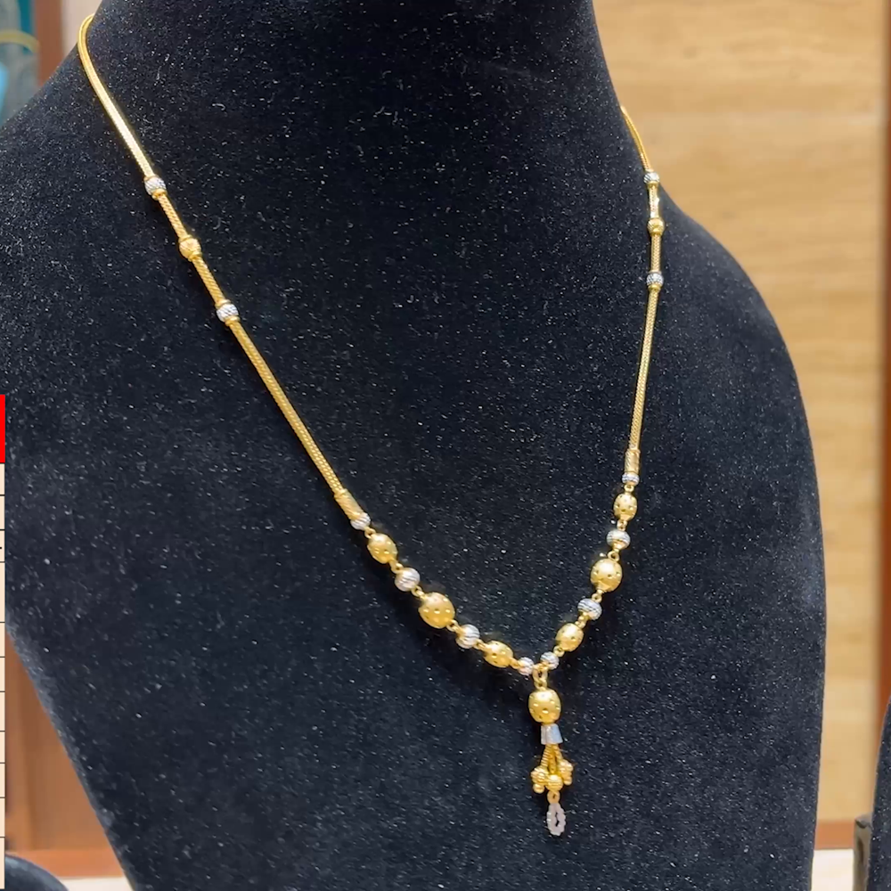 Chennai Shopping Mall 12.13gms CHAINS 22K Yellow Gold