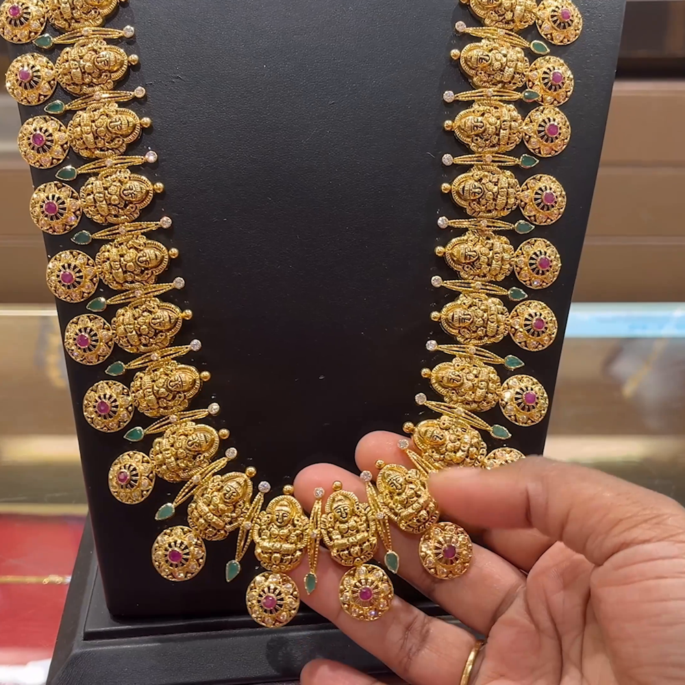 CHANDANA Brothers 101.378gms HARAMS 22K Yellow Gold