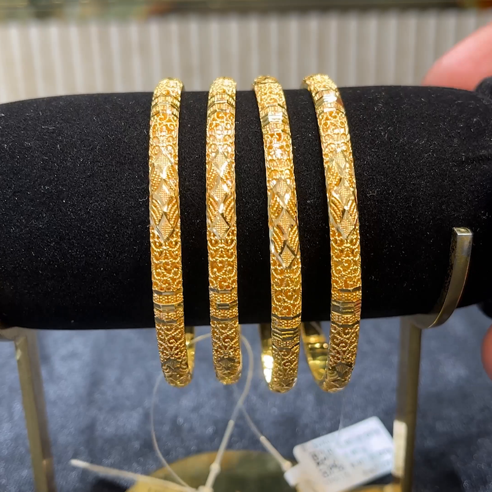 Kriya Jewellers 20.64gms BANGLES 22K Yellow Gold