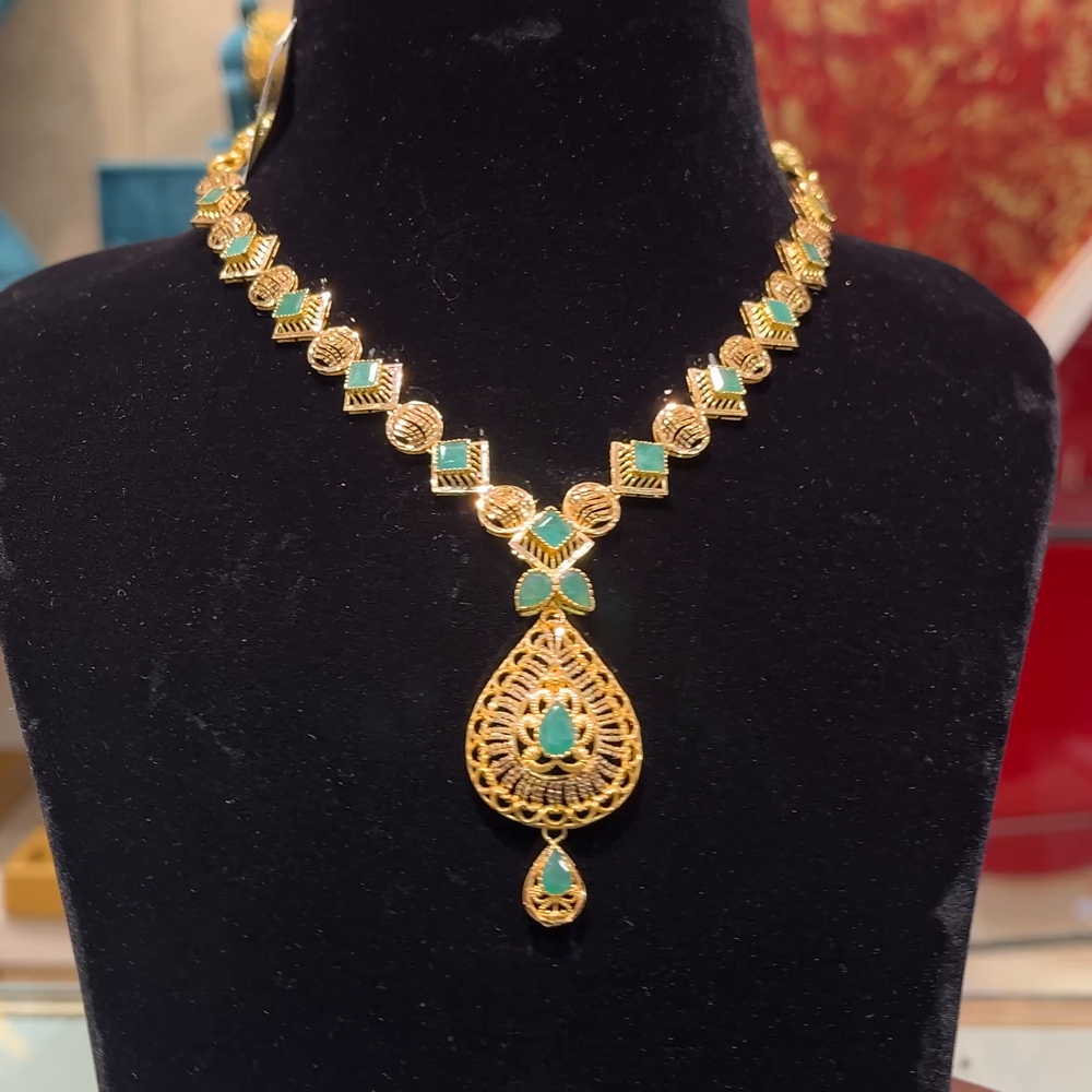 Anu Jewellers 17.047gms NECKLACE 22K Yellow Gold