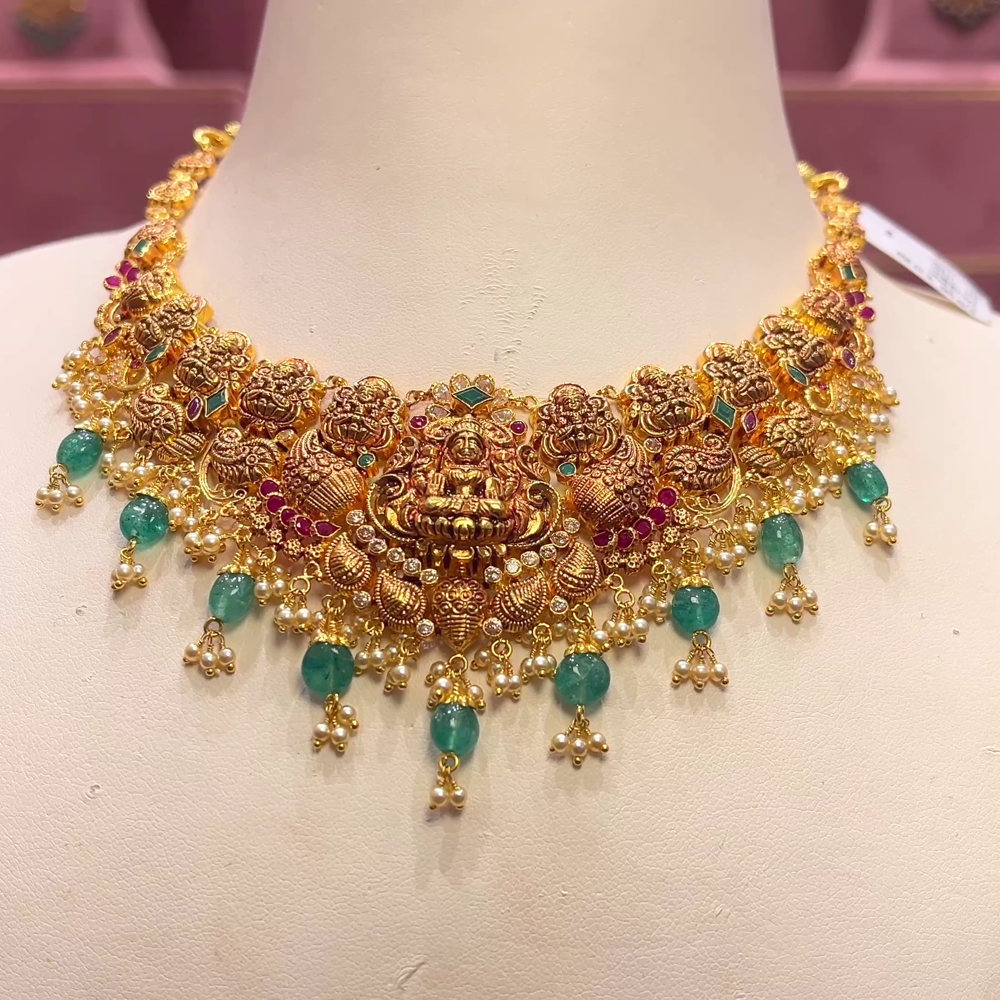 Anu Jewellers 23.858gms NECKLACE 22K Yellow Gold